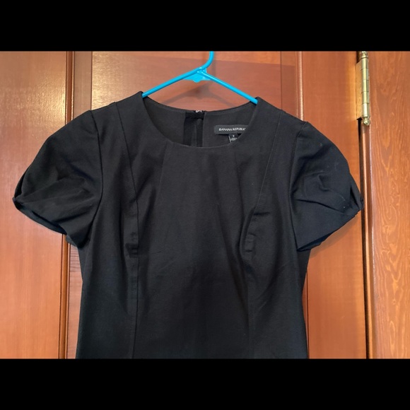 New Banana Republic Black Shift Dress size 2 - Picture 3 of 6